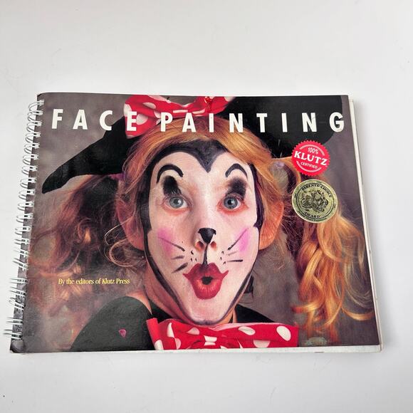 FACE PAINTING by editors of Klutz Press, first edition (1990) without paints - Picture 1 of 8